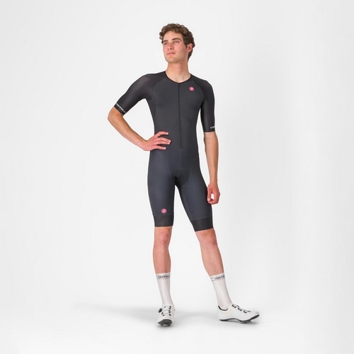 CASTELLI ( カステリ ) トライスーツ CORE TRI SUIT SHORT SLEEVE ( コア トライ スーツ ショートスリーブ ) ブラック S