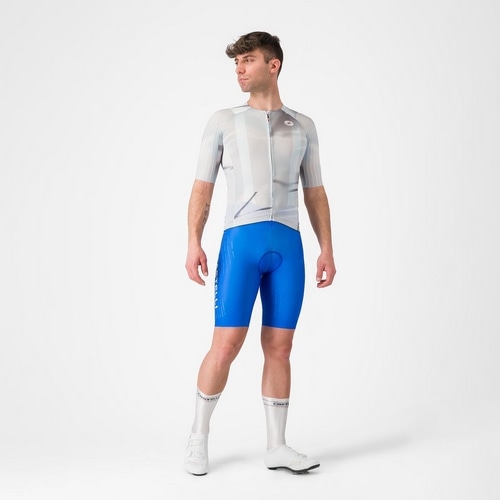 CASTELLI ( �J�X�e�� ) �����W���[�W AERO RACE 8S JERSEY ( �G�A�� ���[�X 8S �W���[�W ) �V���o�[�O���[/�X���[�L�[�O���[ M