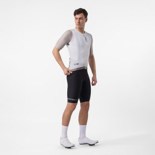 CASTELLI ( �J�X�e�� ) �����W���[�W CORRETTO JERSEY ( �R���b�g �W���[�W ) �A�C�{���[/�N���C-�u���b�N M