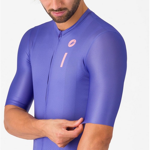 CASTELLI ( �J�X�e�� ) �����W���[�W DRITTONE LOGO JERSEY ( �h���b�g�[�l ���S �W���[�W ) �E���g���o�C�I���b�g/���[�U�W�� M