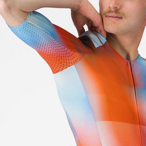 CASTELLI ( �J�X�e�� ) �g���C�X�[�c FREE SANREMO 3 SUIT SHORT SLEEVE ( �t���[ �T������ 3 �X�[�c �V���[�g�X���[�u ) �p�v���J/�E�B���^�[�X�J�C-�u���b�N M