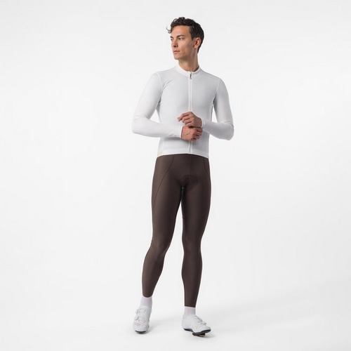 CASTELLI ( カステリ ) 長袖ジャージ ESPRESSO THERMAL 2 JERSEY ( エスプレッソ サーマル 2 ジャージ ) アイボリー S