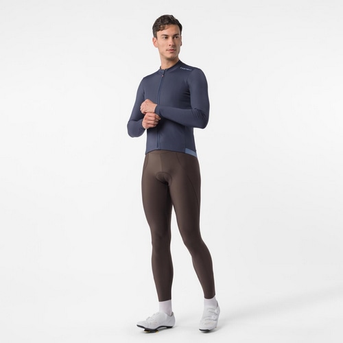 CASTELLI ( カステリ ) 長袖ジャージ ESPRESSO THERMAL 2 JERSEY ( エスプレッソ サーマル 2 ジャージ ) トワイライトブルー M