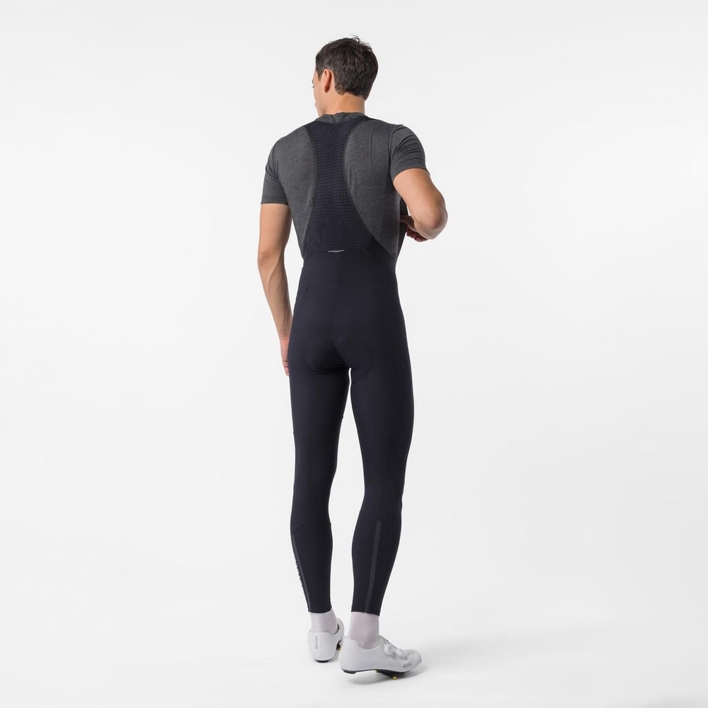CASTELLI ( カステリ ) ビブタイツ THERMOWOVEN BIBTIGHT ( サーモウーブン ビブタイツ ) ブラック XS