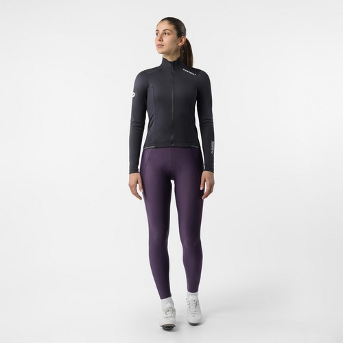 CASTELLI ( カステリ ) ジャケット ESPRESSO 2 W JACKET ( エスプレッソ 2 ウィメンズ ジャケット ) ブラック XS レディース