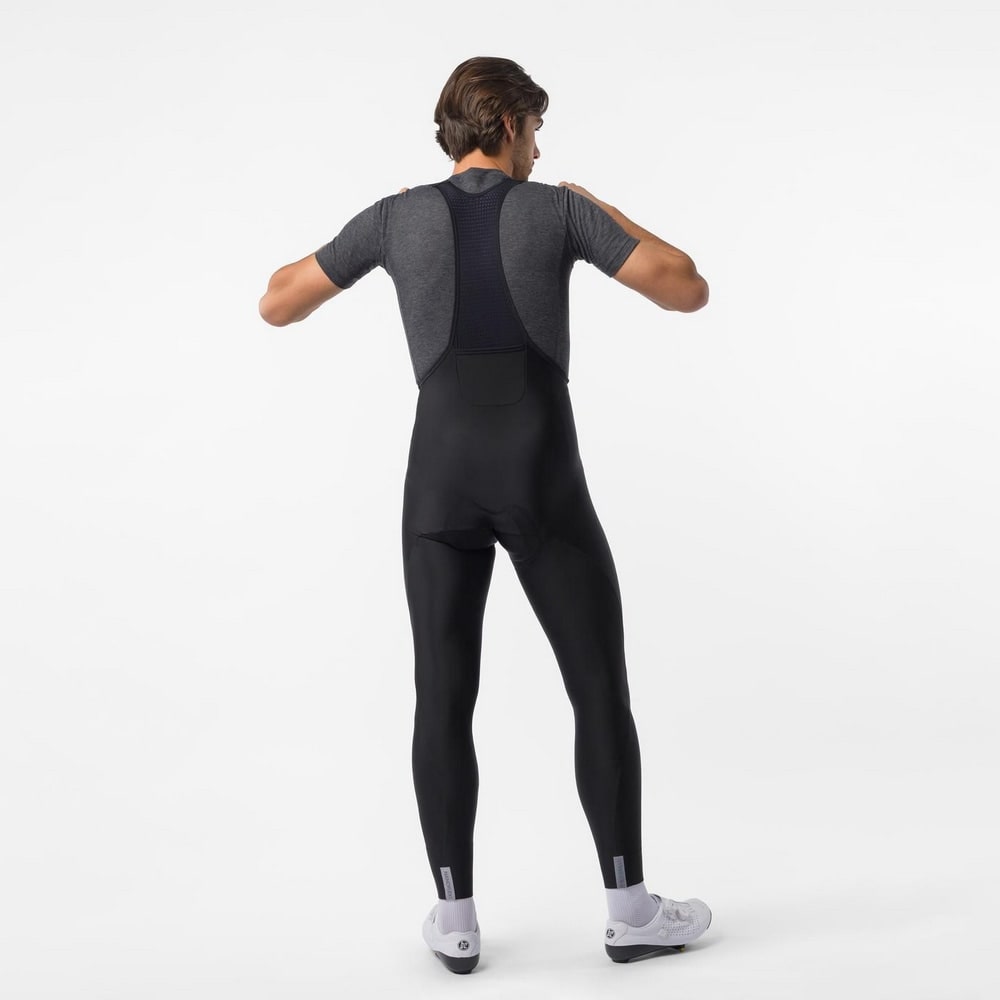 CASTELLI ( カステリ ) ビブタイツ NANO RAIN BIBTIGHT ( ナノ レイン ビブタイツ ) ブラック M