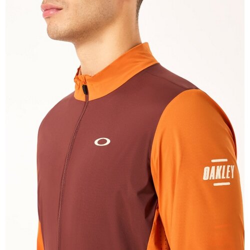 OAKLEY ( オークリー ) 長袖ジャージ OFF GRID PACKABLE JACKET ( オフ グリッド パッカブル ジャケット ) グルナッシュ L