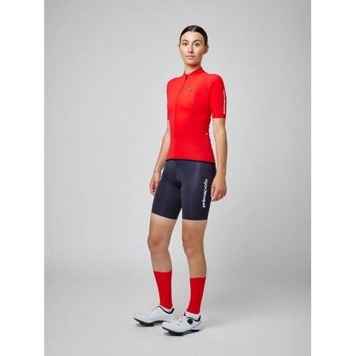 PISSEI ( ピセイ ) 半袖ジャージ WOMAN'S PRIMAPELLE SHORT SLEEVE JERSEY ( ウィメンズ プリマペレ ショートスリーブジャージ ) レッド XXS レディース