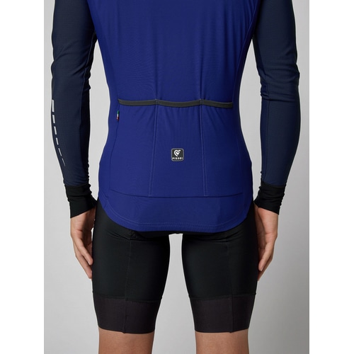 PISSEI ( ピセイ ) 長袖ジャージ MONVISO LONG SLEEVE JERSEY ( モンヴィーゾ ロングスリーブジャージ ) ナイトブルーネイビー L
