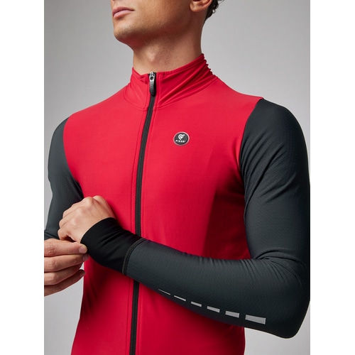 PISSEI ( �s�Z�C ) �����W���[�W MONVISO LONG SLEEVE JERSEY ( �������B�[�] �����O�X���[�u�W���[�W ) ���b�h/�O���C S