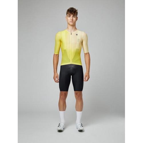 PISSEI ( ピセイ ) 半袖ジャージ MAGISTRALE SUPERLIGHT SHORT SLEEVE JERSEY ( マジェステラーレ スーパーライト ショートスリーブジャージ ) イエロー XXS