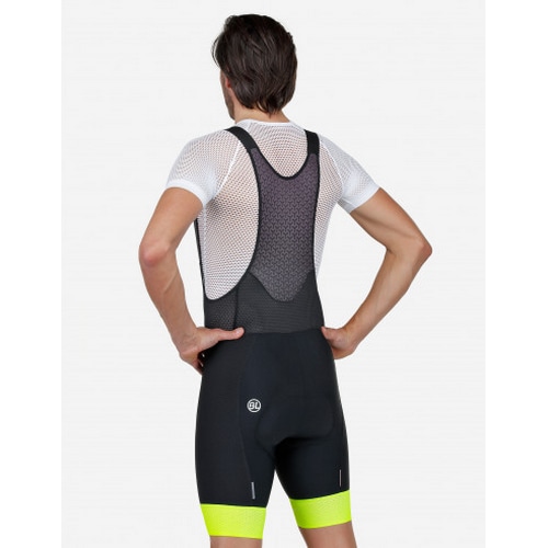 BICYCLELINE ( バイシクルライン ) ビブショーツ UNIVERSO ( ウニヴェルソ ) S2 BIB SHORTS ブラック/イエロー  L