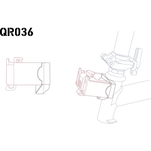 VINCITA ( ヴィンチタ ) バッグ用パーツ KLICKFIX ADAPTER for BROMPTON HEAD TUBE ( クリックフィックス アダプター for ブロンプトン ヘッドチューブ )