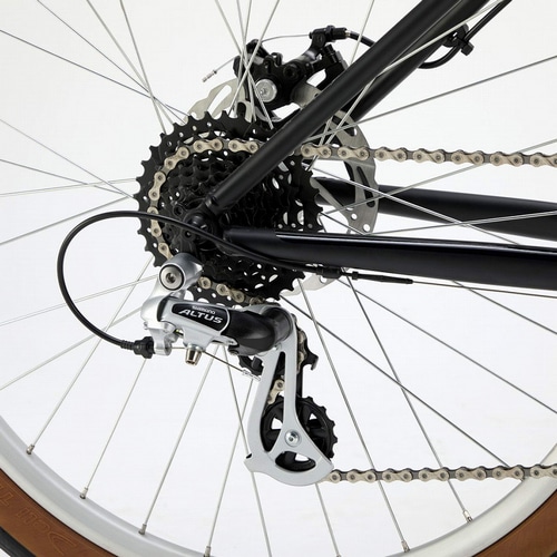 MARIN ( マリン ) クロスバイク MUIRWOODS 26 ( ミヤウッズ 26 ) 40周年記念モデル マット ブラック S/15 (身長目安165cm前後)