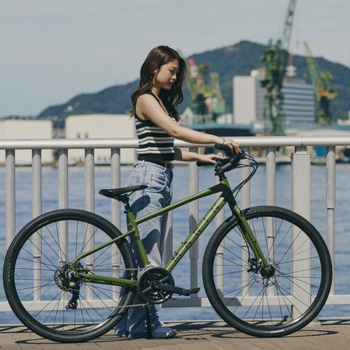 MARIN ( マリン ) クロスバイク FAIRFAX DISC SE ( フェアファックス ディスク SE ) マット オリーブ 15 / XS (身長目安160cm前後)