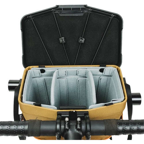 ROUTE WERKS ( ルートワークス ) フロントバッグ/ハンドルバッグ THE BIG HANDLEBAR BAG ( ビッグ ハンドルバーバッグ ) コヨーテ