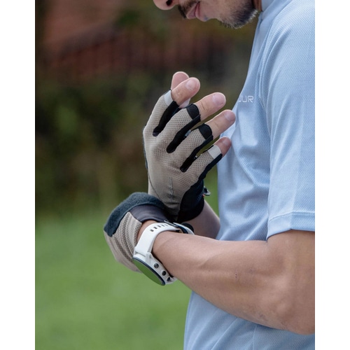 KAPELMUUR ( �J�y���~���[�� ) �w�؂�O���[�u ErgoGrip×Kapelmuur �w��J�b�g�O���[�u �u���E�� XS