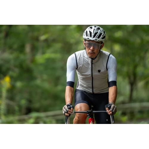 KAPELMUUR ( カペルミュール ) ベスト・ジレ ストレッチウインドベスト リップストップ バックポケット付き グレー M