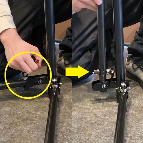 FUKAYA ( フカヤ ) メンテナンススタンド HMS-20TSQ フック式メンテナンススタンド 高さ調整付き