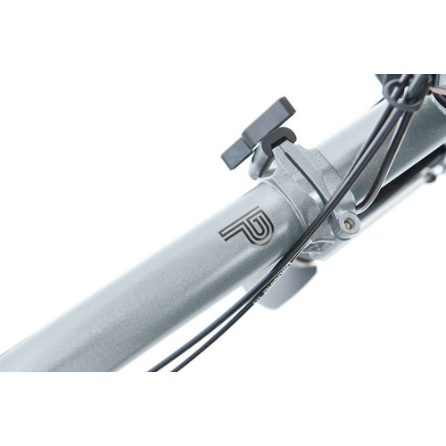 BROMPTON ( ブロンプトン ) 折りたたみ自転車 P LINE EXPLORE MID ( Pライン エクスプローラー ミッド ) リアキャリア付き MLR 12S ルナーアイス ( 適正身長145-185cm前後 )