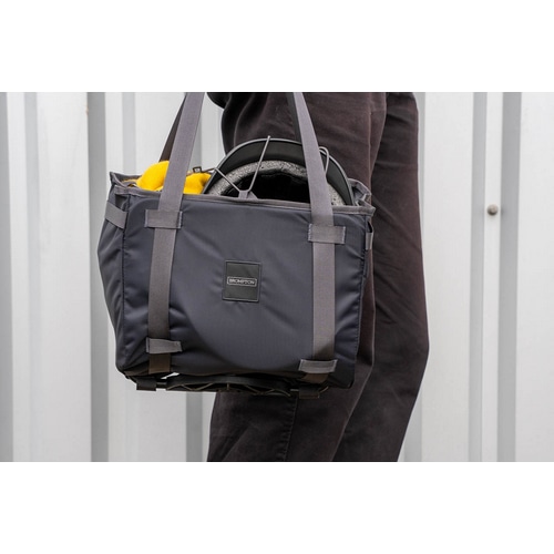 BROMPTON ( �u�����v�g�� ) �t�����g�o�b�O/�n���h���o�b�O BASKET BAG SMALL ( �o�X�P�b�g�o�b�O �X���[�� ) �u���b�N/�_�[�N�O���[