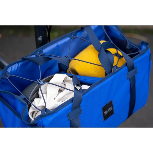 BROMPTON ( �u�����v�g�� ) �t�����g�o�b�O/�n���h���o�b�O BASKET BAG LARGE ( �o�X�P�b�g�o�b�O ���[�W ) �u���[/�l�C�r�[