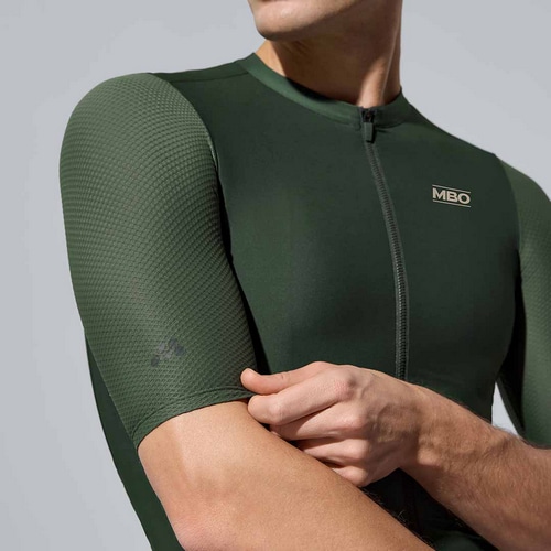 MBO ( エムビーオー ) 半袖ジャージ C100 MEN'S SHORT SLEEVES JERSEY ( メンズ ショート スリーブ ジャージ ) パインニードル S