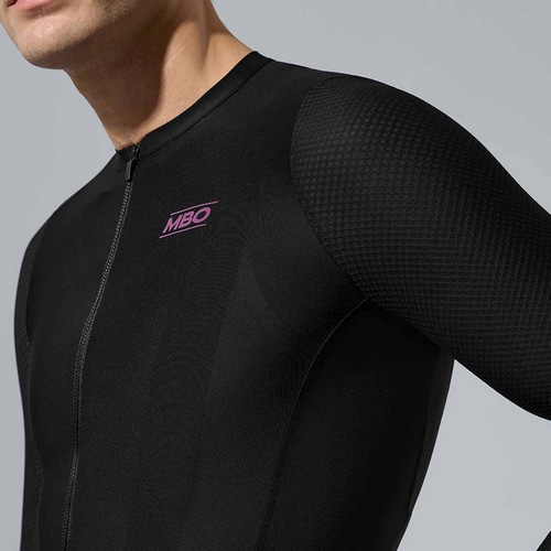 MBO ( エムビーオー ) 長袖ジャージ C140 MEN'S LONG SLEEVES JERSEY ( メンズ ロング スリーブ ジャージ ) ブラック S