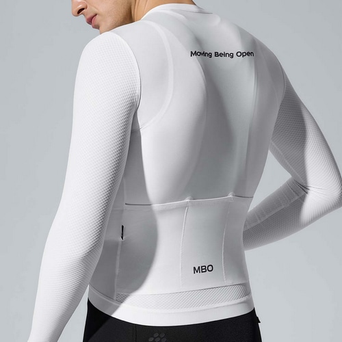 MBO ( �G���r�[�I�[ ) �����W���[�W C140 MEN'S LONG SLEEVES JERSEY ( �����Y �����O �X���[�u �W���[�W ) �X�m�[ �z���C�g S