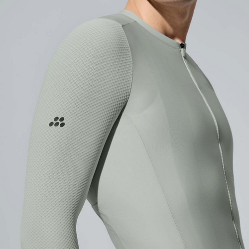 MBO ( �G���r�[�I�[ ) �����W���[�W C140 MEN'S LONG SLEEVES JERSEY ( �����Y �����O �X���[�u �W���[�W ) �y�[�� �N���E�f�B �O���[ M