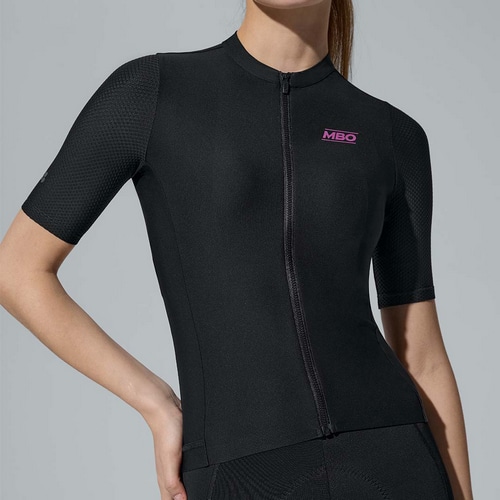 MBO ( �G���r�[�I�[ ) �����W���[�W C110 WOMEN'S SHORT SLEEVES JERSEY ( �E�B�����Y �V���[�g �X���[�u �W���[�W ) �u���b�N S ���f�B�[�X