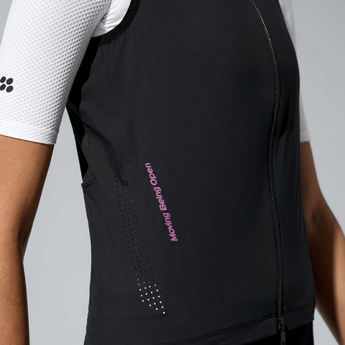MBO ( �G���r�[�I�[ ) �x�X�g�E�W�� V135 WOMEN'S PREMIUM LIGHTWEIGHT WIND VEST ( �E�B�����Y �v���~�A�� ���C�g�E�F�C�g �E�B���h �x�X�g ) �u���b�N M ���f�B�[�X ���f�B�[�X