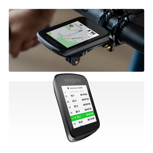 MAGENE ( マージーン ) サイクルコンピューター 本体 C606 PRO スマートGPSバイクコンピュータ ブラック