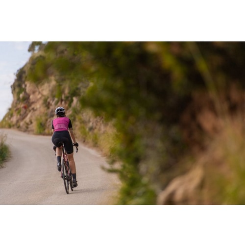 NORTH WAVE ( ノースウェーブ ) 半袖ジャージ EXTREME WOMAN JERSEY SHORT SLEEVE ピンクオーキッドブラック M レディース