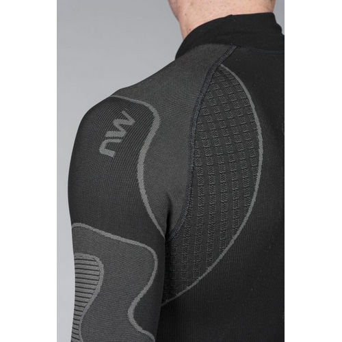 NORTH WAVE ( �m�[�X�E�F�[�u ) �����C���i�[ HIGH NECK REVOLUTION BASELAYER LS ( �n�C�l�b�N ���{�����[�V���� �x�[�X���C���[ �����O�X���[�u ) �u���b�N XL