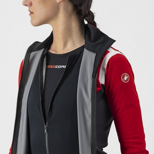 【美品】カステリ　レディース　アルファジャケット CASTELLI ( カステリ ) ジャケット ALPHA ROS2 W LT JKT