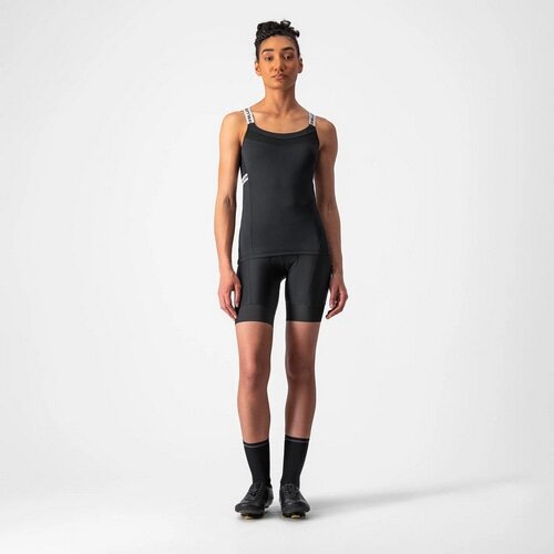 CASTELLI ( カステリ ) Tシャツ・カジュアルウェア BAVETTE TOP ( バヴェット トップ ) ライトブラック/アイボリー S レディース