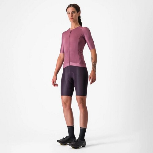 CASTELLI ( カステリ ) 半袖ジャージ AERO PRO 7.0 W JERSEY ( エアロ プロ 7.0 ウィメンズ ジャージ ) ディープパープル S レディース