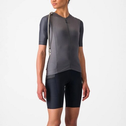 CASTELLI ( カステリ ) 半袖ジャージ UNLIMITED PRO W JERSEY ( アンリミテッド プロ ウィメンズ ジャージ ) ダークグレー XS レディース