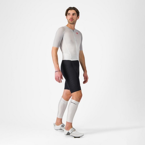 CASTELLI ( カステリ ) トライスーツ FREE SANREMO 3 SUIT SHORT SLEEVE ( フリー サンレモ 3 スーツ ショートスリーブ ) ホワイト/ブラック XL
