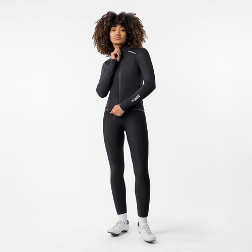 CASTELLI ( カステリ ) ビブタイツ ESPRESSO 2 W DT BIBTIGHT ( エスプレッソ 2 ウィメンズ ドロップテール ビブタイツ ) ブラック S レディース