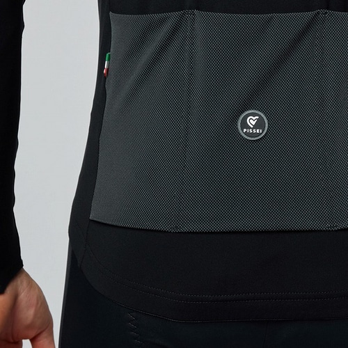 PISSEI ( sZC ) W[W PRIMAPELLE WINDPROOF LONG SLEEVE JERSEY ( v}y EChv[t OX[u W[W ) ubN ( NERO ) XS