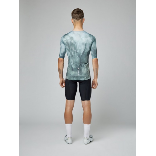 PISSEI ( �s�Z�C ) �����W���[�W MAGISTRALE ZIPPERLESS SHORT SLEEVE JERSEY ( �}�W�F�X�e���[�� �W�b�p�[���X �V���[�g�X���[�u�W���[�W ) �O���[ XXS