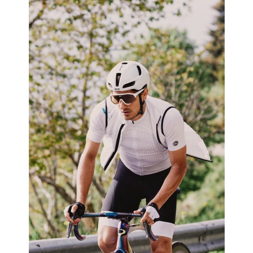 BICYCLELINE ( バイシクルライン ) ベスト・ジレ STELVIO WINDPROOF VEST ( ステルビオ ウィンドプルーフベスト ) ホワイト S