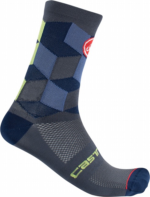  CASTELLI ( カステリ ) ソックス UNLIMITED 15 SOCK ( アンリミテッド 15 ソックス ) 070 ダークスティール ブルー S/M 