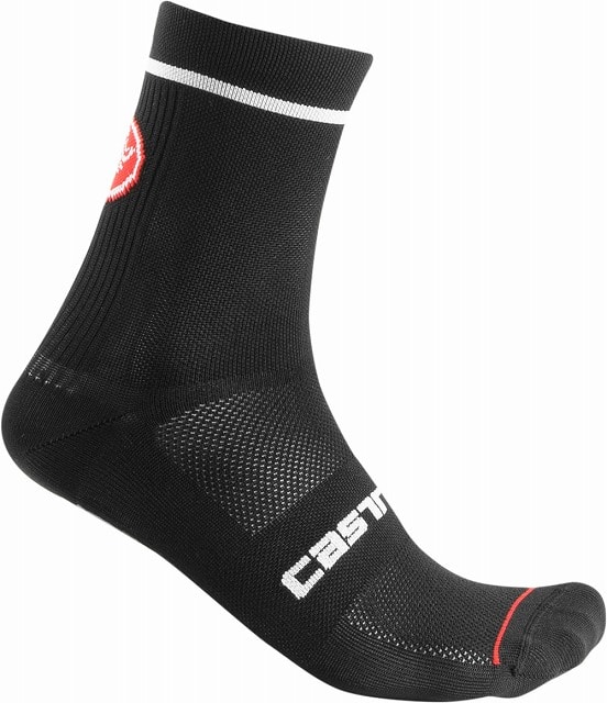 CASTELLI ( カステリ ) ソックス ENTRATA 9 SOCK ( エントラータ 9 ソックス ) 010 ブラック L/XL 