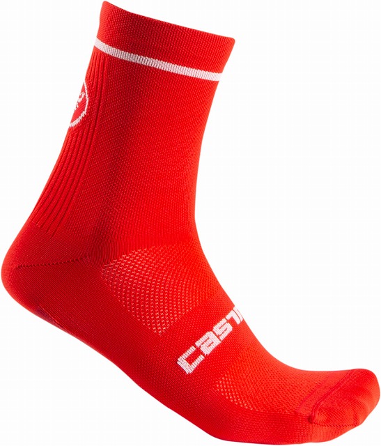 CASTELLI ( カステリ ) ソックス ENTRATA 13 SOCK ( エントラータ 13 ソックス ) 023 レッド L/XL 