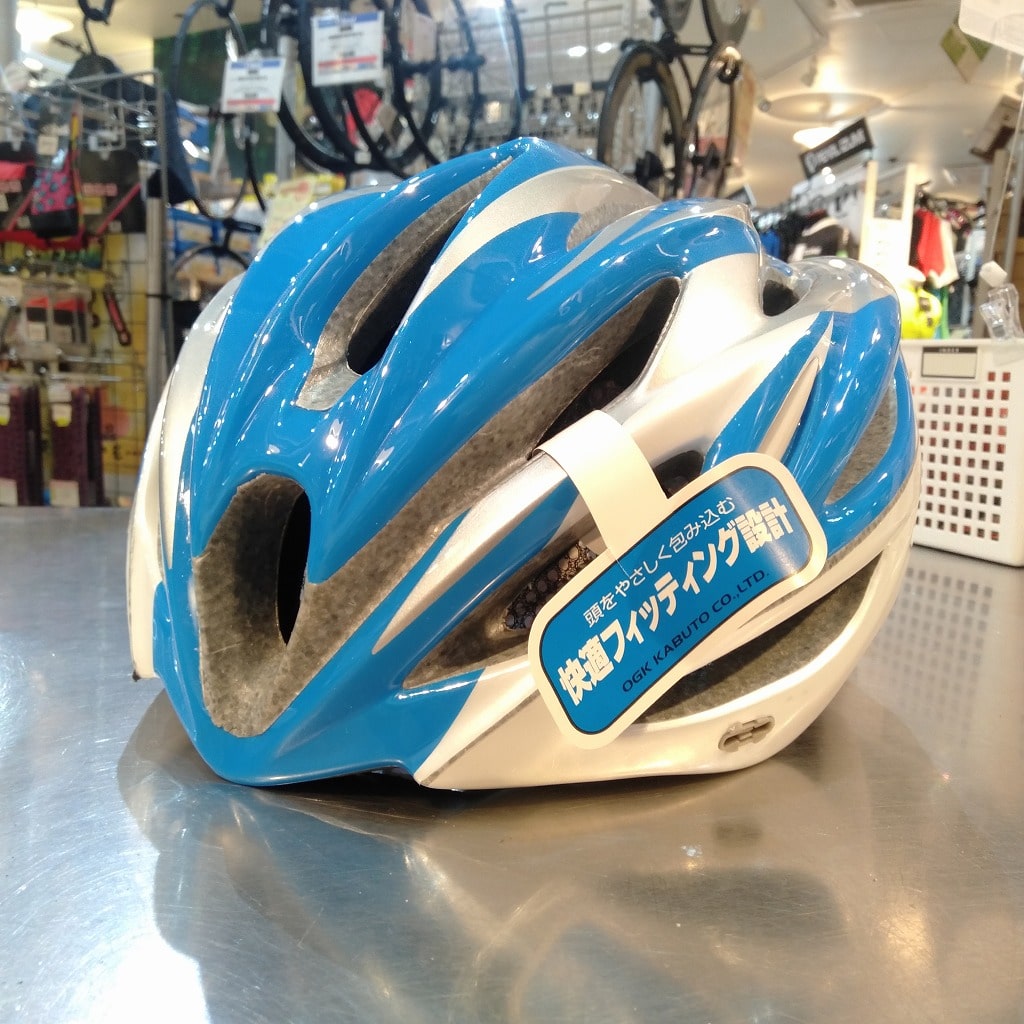 OGK KABUTO ( オージーケーカブト ) ヘルメット REGAS2 ( リガス2 ) ブルー / ホワイト M/L