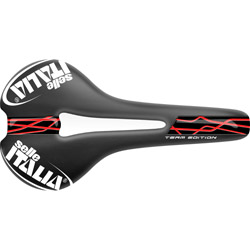 selle-ITALIA ( セライタリア ) サドル FLITE Team Edition Titanium FLOW ( フライト チームエディション チタニウム　フロー ) ブラック / レッド L