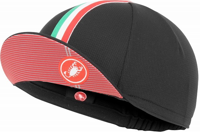  CASTELLI ( カステリ ) ROSSO CORSA CYCLING CAP 010 ブラック UNI 